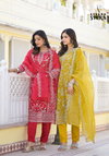 Sifra By Afsana Organza Pakistani Readymade Suits Wholesale Market In Surat

